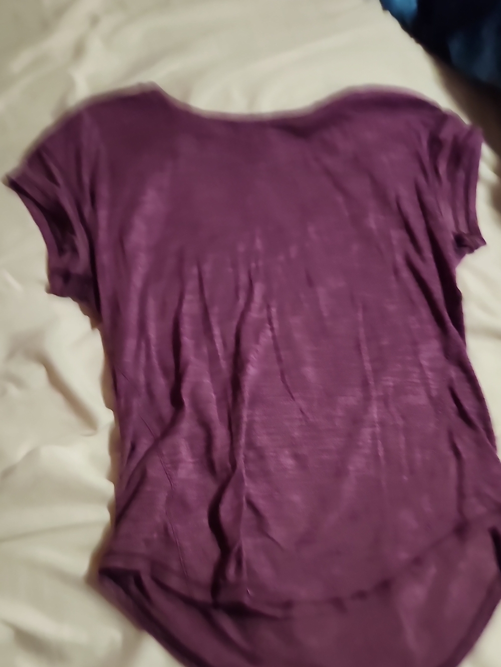 lululemon athletica Plum Short Sleeve Scoop Neck Top